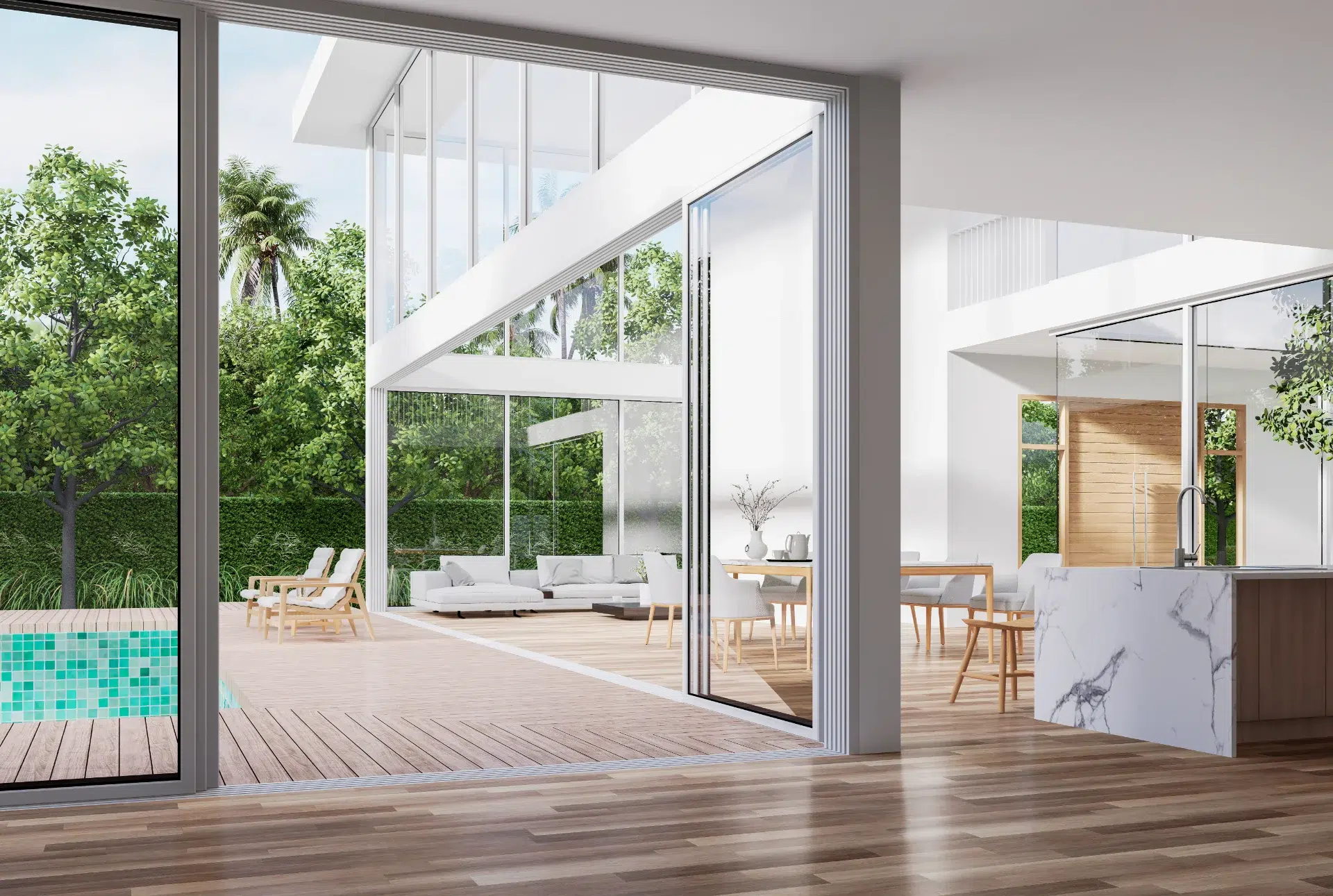 VLX 138 Panoramic Sliding Door in Lantana, FL | Sightline Windows & Doors Lantana - detail 1